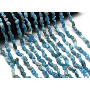 Бусины из апатита галтовка 7*9мм, 38см, 57 бусин