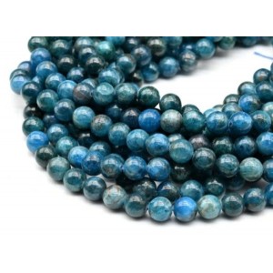 Бусины из апатита шарик 8мм, 39см, 47 бусин