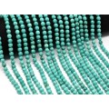 Бусины из бирюзы шарик гр.6мм, 39см, 65 бусин (иск.)