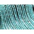 Бусины из бирюзы кубик гр.5мм, 38см, 77 бусин (иск.)
