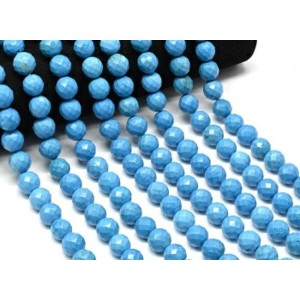 Бусины из бирюзы (имитация) шарик гр.12мм, 39см, 33 бусин
