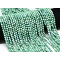 Бусины из бирюзы иранской шарик гр.4мм, 39см, 93 бусины (иск.)