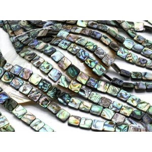 Бусины из перламутра гелиотис квадрат 12мм, 40см, 33 бусины Бусины из перламутра гелиотис квадрат 12мм, 40см, 33 бусины