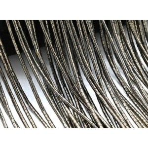 Бусины из гематита цилиндр 2*2мм цвет шоколадный, 40см, 230 бусин Бусины из гематита цилиндр 2*2мм цвет шоколадный, 40см, 230 бусин