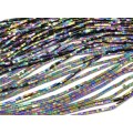 Бусины из гематита кубик 2мм цвет хамелеон, 40см, 175 бусин