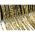 Бусины из гематита кубик 2мм цвет золотистый, 40см, 170 бусин