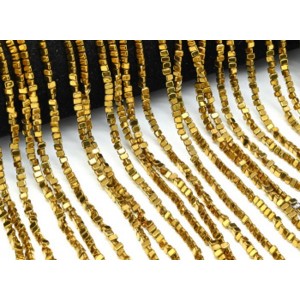 Бусины из гематита треугольник 3*2мм цвет античное золото, 38см, 185 бусин Бусины из гематита треугольник 3*2мм цвет античное золото, 38см, 185 бусин