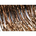 Бусины из гематита брусок 2*3мм цвет медный, 40см, 130 бусин