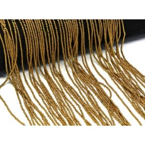 Бусины из гематита шарик 1,5мм цвет античное золото, 39см, 300 бусин