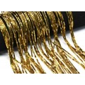 Бусины из гематита брусок 1*3мм цвет античное золото, 40см, 130 бусин Бусины из гематита брусок 1*3мм цвет античное золото, 40см, 130 бусин
