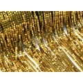 Бусины из гематита кубик 2мм цвет античное золото, 40см, 175 бусин