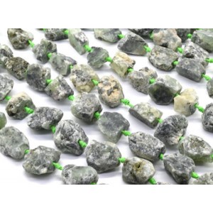 Бусины из пренита галтовка 17-20мм-23*30мм, 42см, 14 бусин