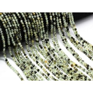 Бусины из пренита шарик гр.3мм, 38см, 117 бусин