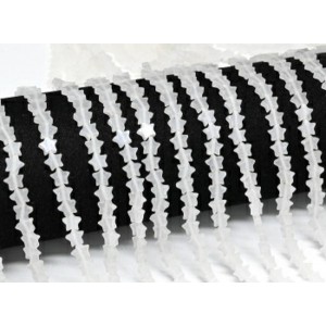 Бусины из горного хрусталя звезда 6*6мм, 39см, 70 бусин