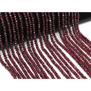 Бусины из граната рондель гр.4*3мм, 39см, 140 бусин