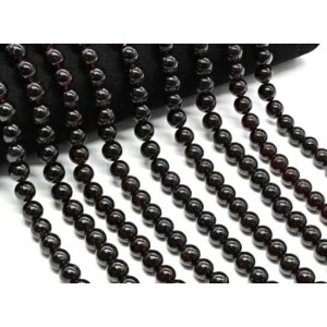 Бусины из граната шарик 9мм, 39см, 42 бусины