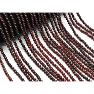 Бусины из граната шарик 4мм, 39см, 105 бусин Бусины из граната шарик 4мм, 39см, 105 бусин