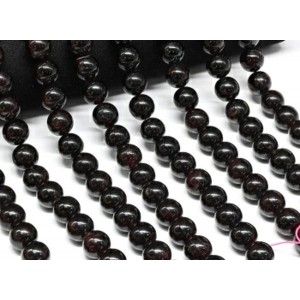 Бусины из граната шарик 13мм, 40см, 30 бусин