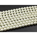 Бусины из майорки шарик 12мм цвет белый, 40см, 34 бусины
