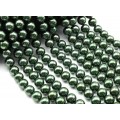 Бусины из майорки шарик 12мм цвет зеленый, 39,5см, 33 бусины (иск.)