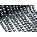 Бусины из майорки шарик 10мм цвет черный, 40см, 40 бусин (иск.)
