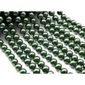 Бусины из майорки шарик 10мм цвет зеленый, 39см, 39 бусин (иск.)