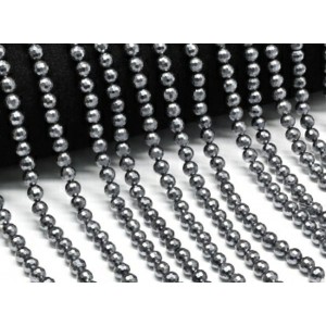 Бусины из майорки шарик с гранями 6мм цвет графит, 40см, 70 бусин (иск.) Бусины из майорки шарик с гранями 6мм цвет графит, 40см, 70 бусин (иск.)