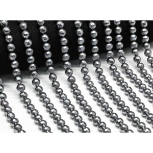 Бусины из майорки шарик с гранями 8мм цвет графит, 40см, 53 бусин (иск.) Бусины из майорки шарик с гранями 8мм цвет графит, 40см, 53 бусин (иск.)