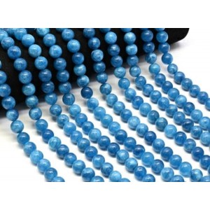 Бусины из кальцита шарик 10мм цвет синий, 37см, 37 бусин Бусины из кальцита шарик 10мм цвет синий, 37см, 37 бусин