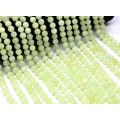 Бусины из кальцита шарик 8мм цвет зеленый, 37см, 46 бусин