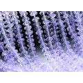 Бусины из кварца снежного тонированного рондель 8*5мм цвет лавандовый, 38см, 79 бусин (иск.)