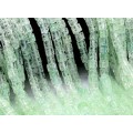 Бусины из кварца снежного тонированного кубик 6мм цвет салатовый, 38см, 57 бусин (иск.)