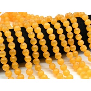 Бусины из кошачьего глаза (синт.) шарик 10мм цвет оранжевый, 38см, 40 бусин (иск.) Бусины из кошачьего глаза (синт.) шарик 10мм цвет оранжевый, 38см, 40 бусин (иск.)