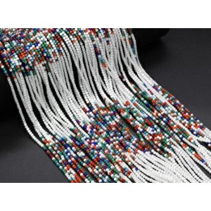 Бусины из кошачьего глаза (синт.) шарик 2мм цвет белый, 37см, 180 бусин (иск.) Бусины из кошачьего глаза (синт.) шарик 2мм цвет белый, 37см, 180 бусин (иск.)