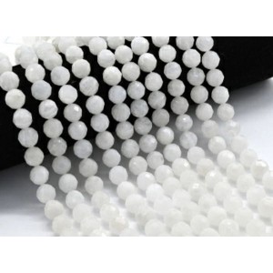 Бусины из лунного камня (Адуляр) шарик гр.10мм, 39см, 39 бусин