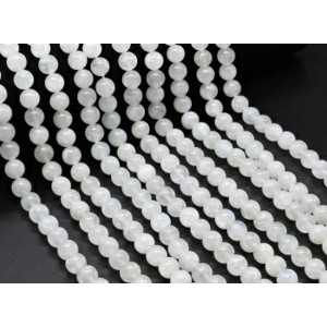 Бусины из лунного камня (Адуляр) шарик 9мм, 40см, 44 бусины