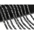 Бусины из обсидиана снежного диски 6*2мм, 38см, 160 бусин