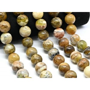 Бусины из опала дендритового шарик 20мм, 38см, 19 бусин Бусины из опала дендритового шарик 20мм, 38см, 19 бусин