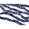Бусины из содалита круг 12мм, 36см, 45 бусин