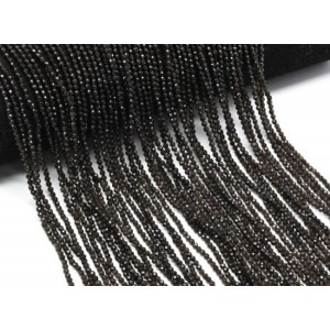 Бусины из раухтопаза шарик гр.2мм, 40см, 175 бусин