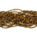 Бусины из тигрового глаза шарик гр.3мм, 38см, 115 бусин
