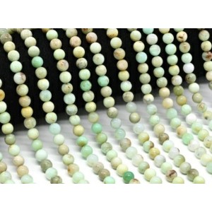 Бусины из хризопраза шарик 6мм, 39см, 59 бусин