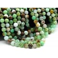 Бусины из хризопраза шарик 8мм, 39см, 46 бусин