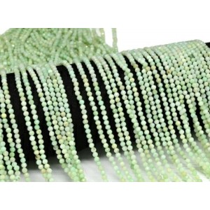 Бусины из хризопраза шарик гр.3мм, 40см, 140 бусин