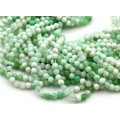 Бусины из хризопраза шарик гр.4мм, 38см, 100 бусин