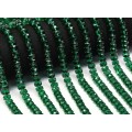 Бусины из циркона рондель гр.8мм цвет зеленый, 38см, 77 бусин (иск.) Бусины из циркона рондель гр.8мм цвет зеленый, 38см, 77 бусин (иск.)