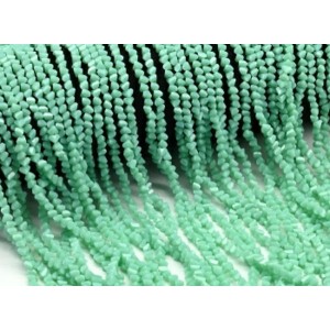 Бусины из циркона (имитация) огранка 4мм цвет мятный, 37см, 155 бусины Бусины из циркона (имитация) огранка 4мм цвет мятный, 37см, 155 бусины
