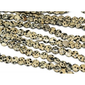 Бусины из яшмы перепелинной круг 12мм, 38см, 38 бусин