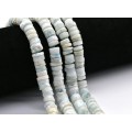 Бусины из ларимара диск гр.8*3мм, 42см, 145 бусин, 48,2г