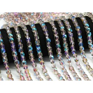 Бусины из чешского стекла кубик гр.6мм цвет розовый хамелеон, 40см, 60 бусин (иск.) Бусины из чешского стекла кубик гр.6мм цвет розовый хамелеон, 40см, 60 бусин (иск.)